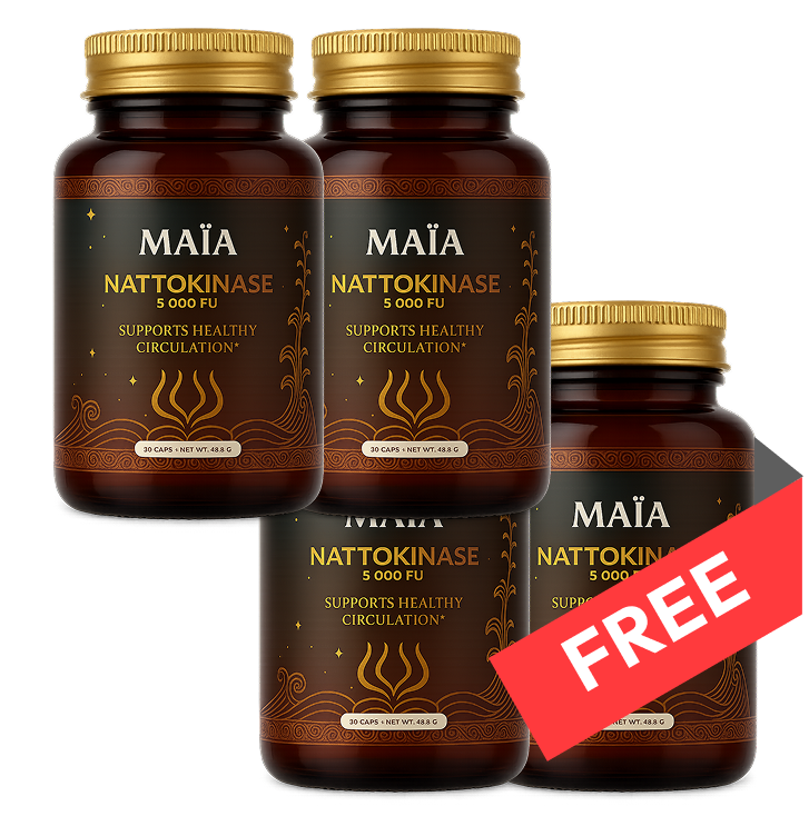 Nattokinase Capsules (Buy 2 Get 2 Free)